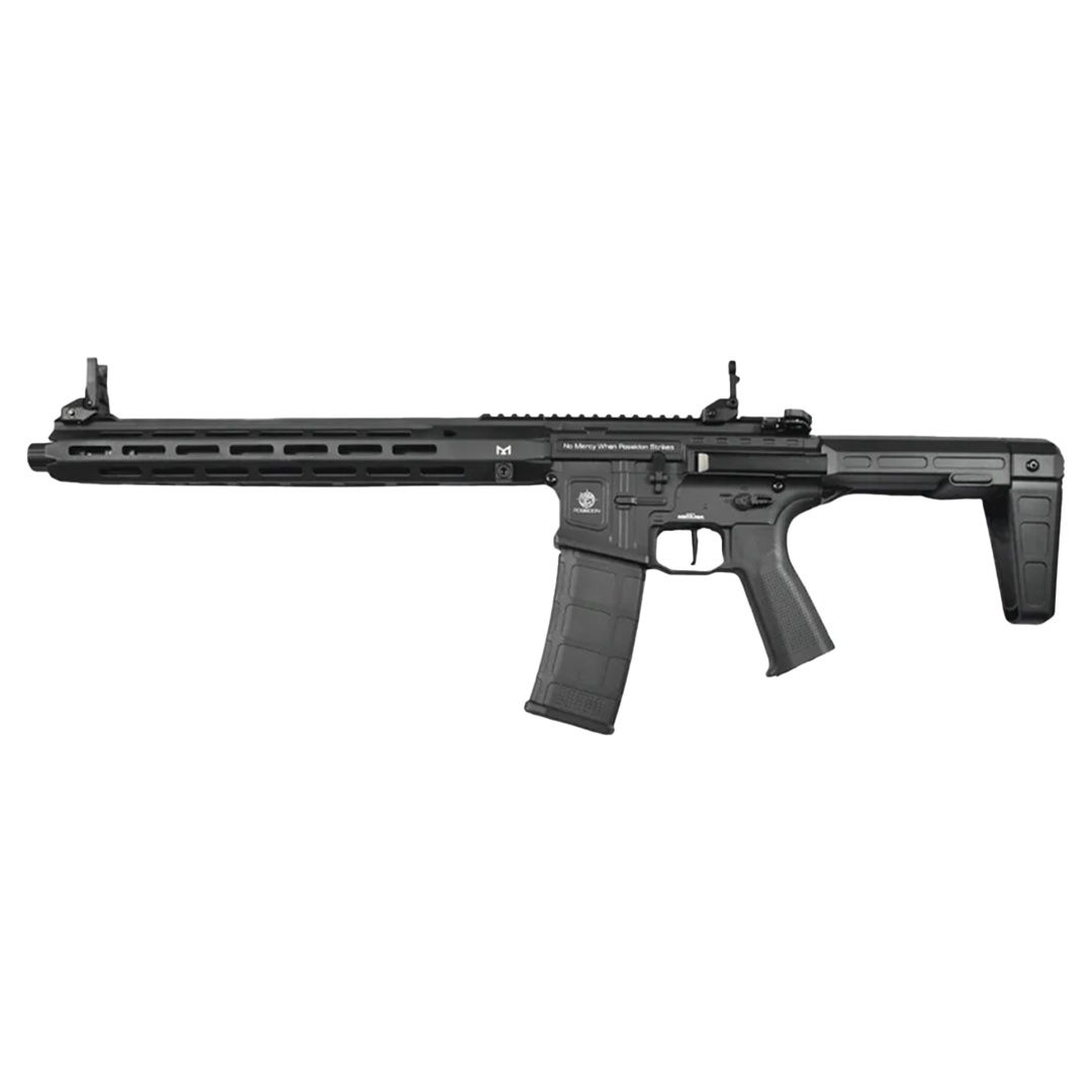 Avenger “Sniper” AEG with Medusa ETU and Integrated Tracer unit - black