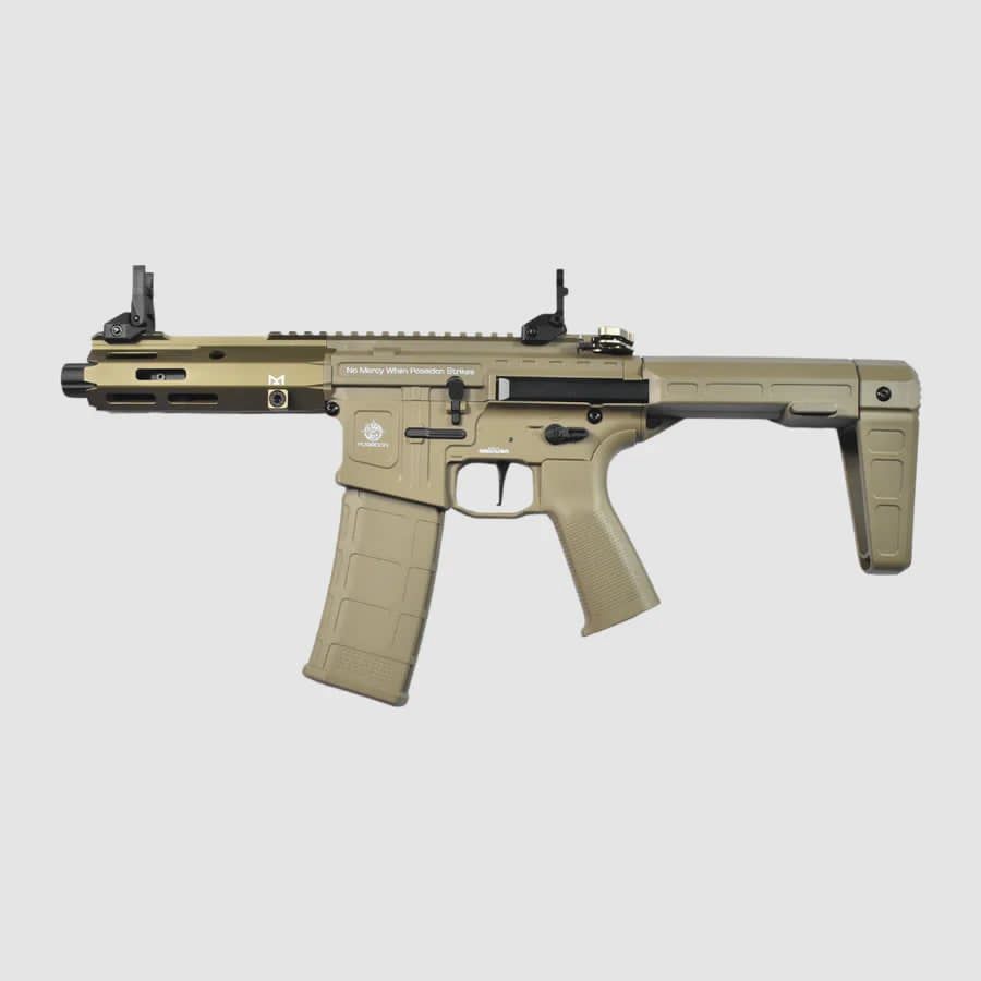 Avenger+ QRF AEG with Medusa ETU and Integrated tracer unit - Tan