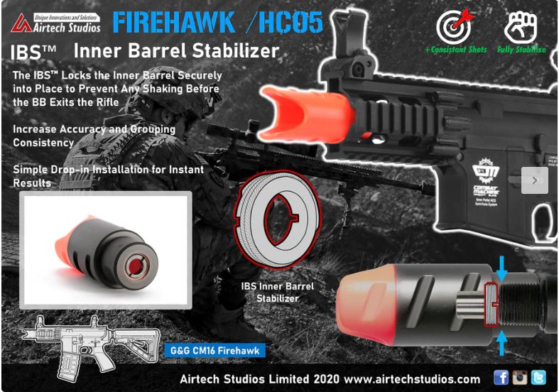 G&amp;G CM16 Firehawk IBS™ Inner Barrel Stabilizer