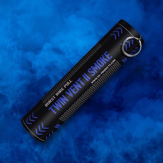 Twin Vent II Smoke Grenade (Burst Wire Pull) (~25s; 1.5g/s)