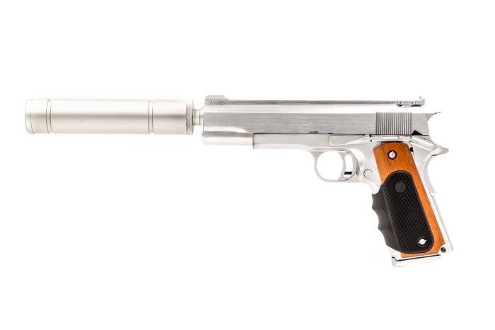VX-9 Agency GBB Pistol (Silver)
