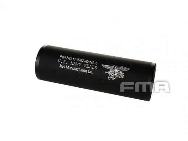 +-14mm 107mm silencer – Navy Logo