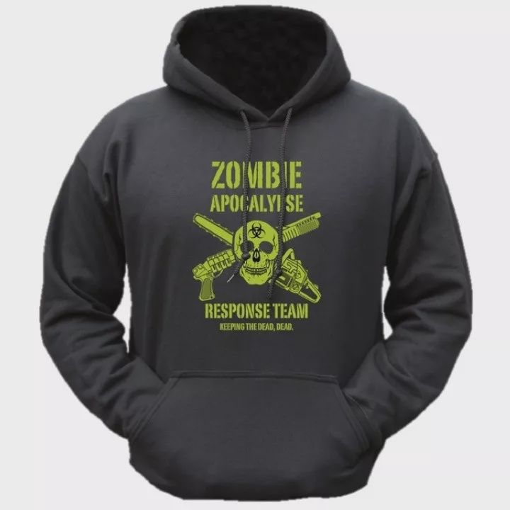 ZOMBIE APOCALYPSE HOODIE, Size: S