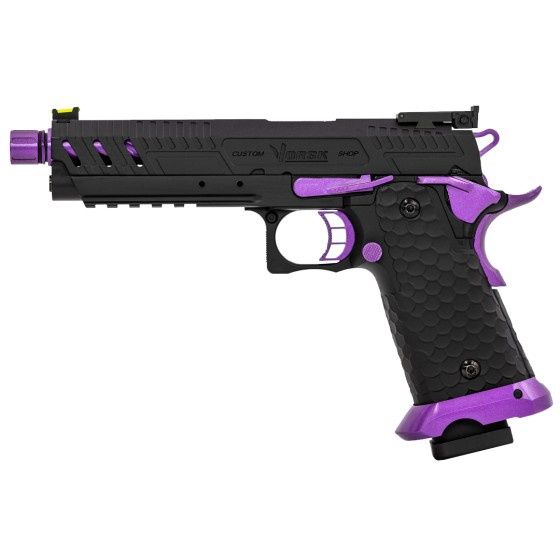 Hi-Capa CS Vengeance 5.1 GBB Pistol (Black) (Purple Match)