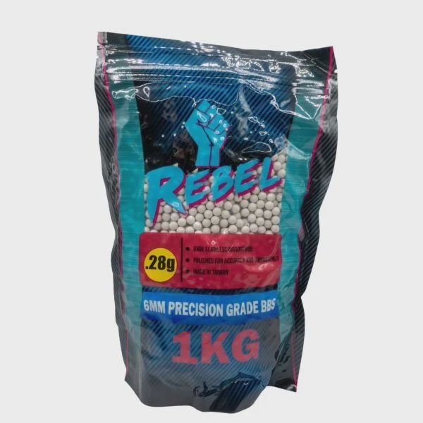 Rebel Precision 6mm BBs 1kg Bag - 0.28g