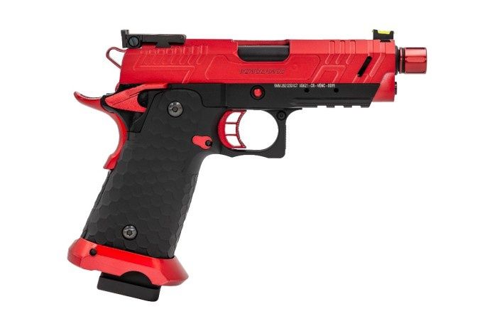 Hi-Capa CS Vengeance 3.8 Compact GBB Pistol (Red|Black)