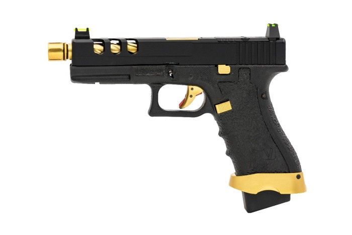 EU7-V GBB Pistol (Black) (Gold Match)