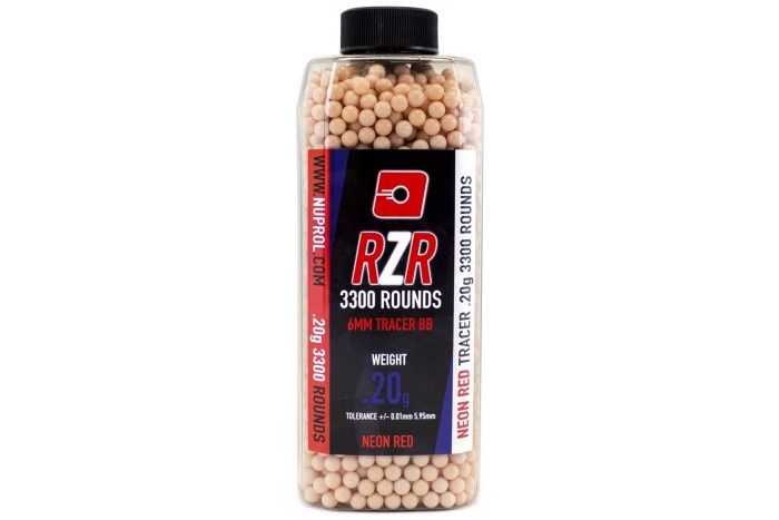 NP RZR 3300rnd 0.20g Red Tracer BB&#39;s