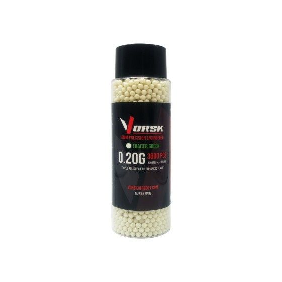 VORSK Tracer Green 0.20g 3600rd Bottle