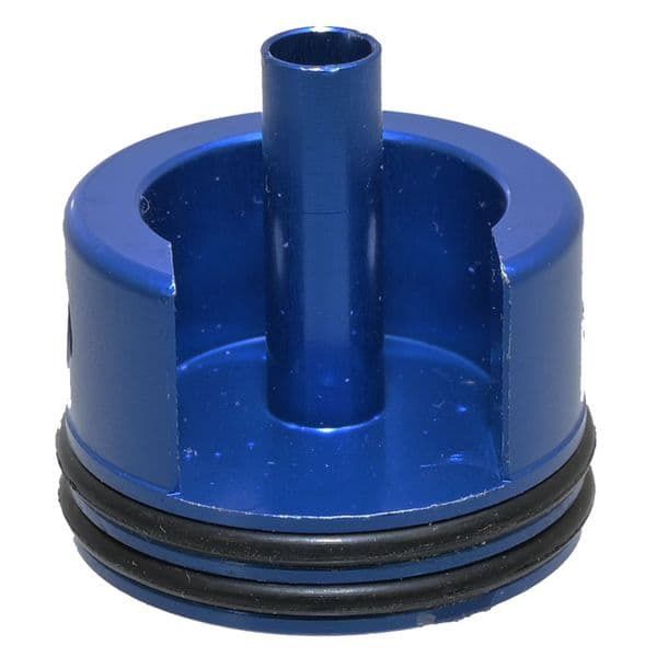 Rocket Airsoft Alloy Cylinder Head Double O-Ring AK V3 Blue