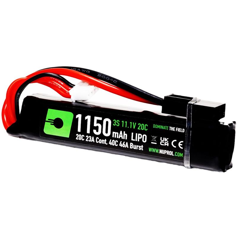Nuprol LiPo Battery 1150mAh 11.1v 20c (STK|Small Tamiya)