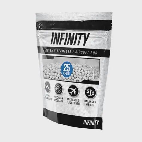 Valken - Airsoft BBs – Infinity 0.25g BIO-1 KG-White