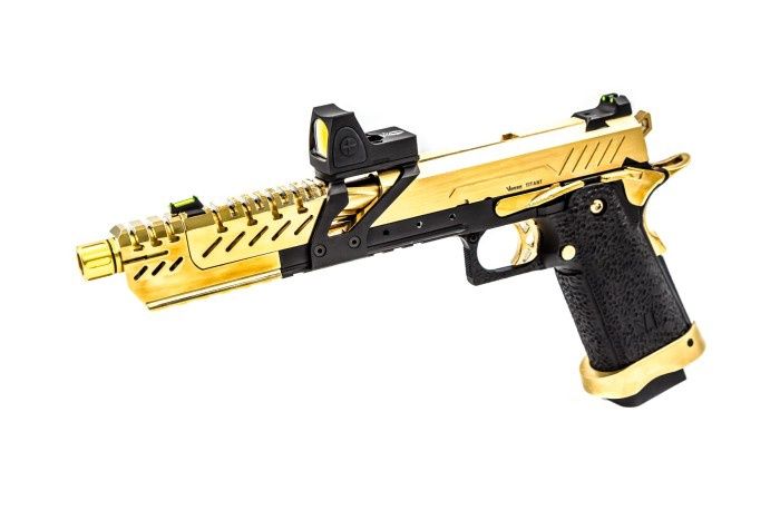 Vorsk - Hi-Capa 7.0 TITAN + RDS GBB Pistol (Gold|Black)