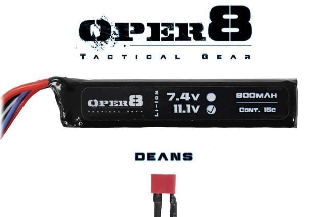 Oper8 11.1v 900MAH Mini Lipo – Deans