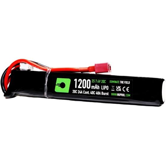 Nuprol LiPo Battery 1200mAh 7.4v 20c (STK|Deans)