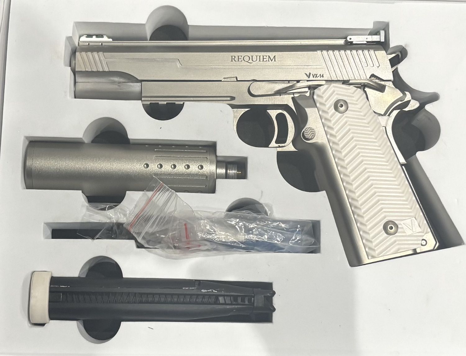 BONEYARD - Vorsk VX-14 GBB (White&amp;Silver)