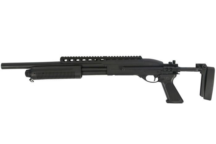 A&amp;K - 7870 Spring Shotgun (Short) (Black)