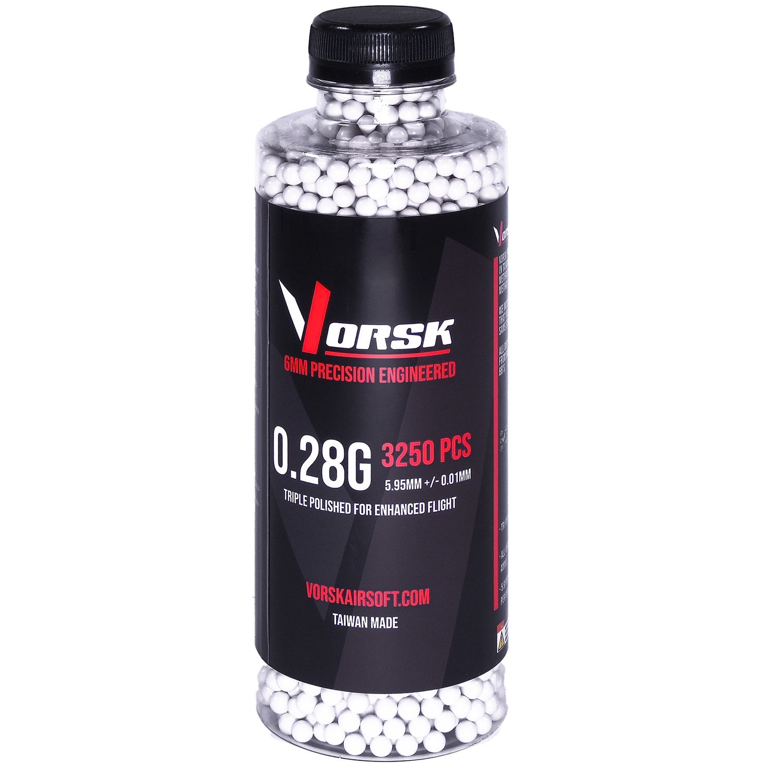 Vorsk 6mm Precision Airsoft BBs (3250R) - 0.28g