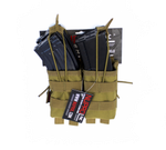 Nuprol PMC AK Double Open Mag Pouch - Tan