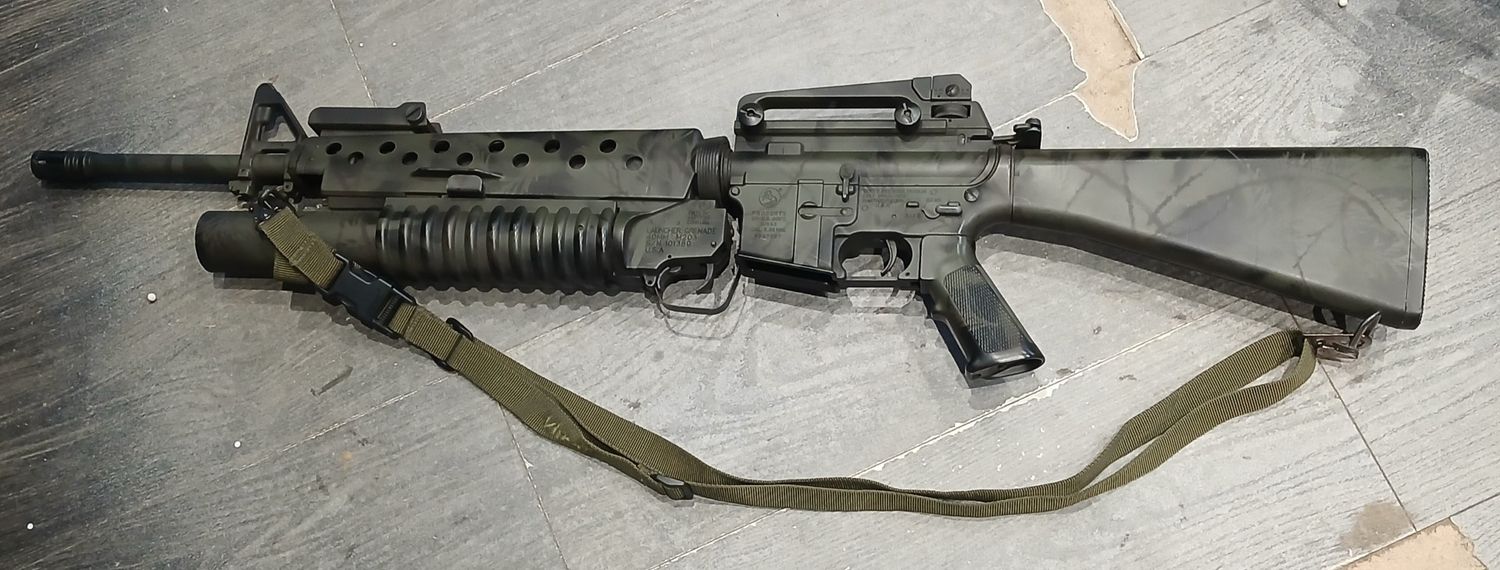 BONEYARD - Tokyo Marui M16 with 203 Grenade Launcher.
