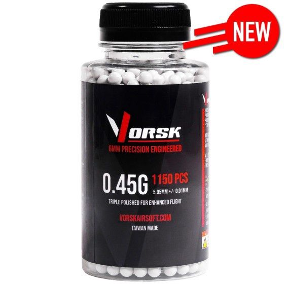 Vorsk 6mm Precision Airsoft BBs (1150R) (0.45g)
