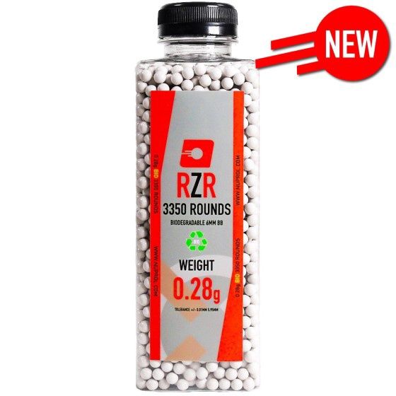 Nuprol RZR Bio Airsoft BBs (3350R) (0.28g)