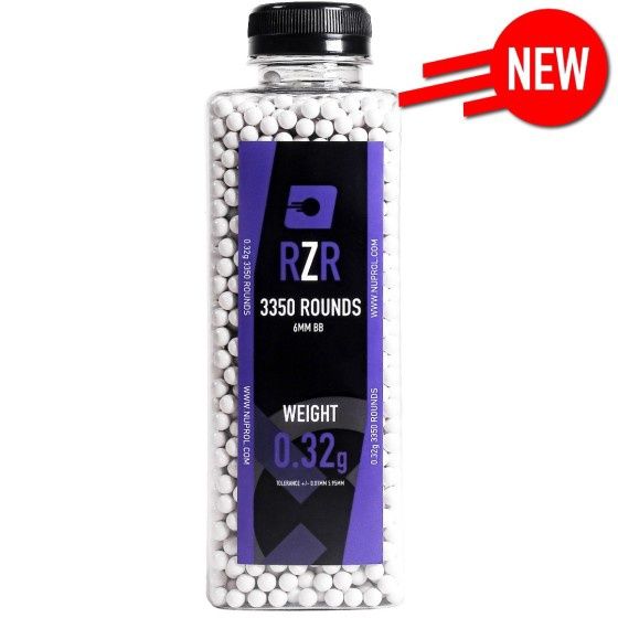 Nuprol RZR Airsoft BBs (3350R) (0.32g)