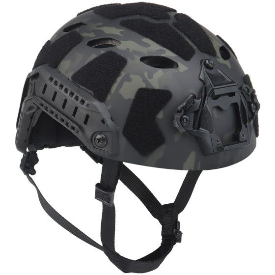 Nuprol FAST Railed SF-AIR Helmet (Black Camo)