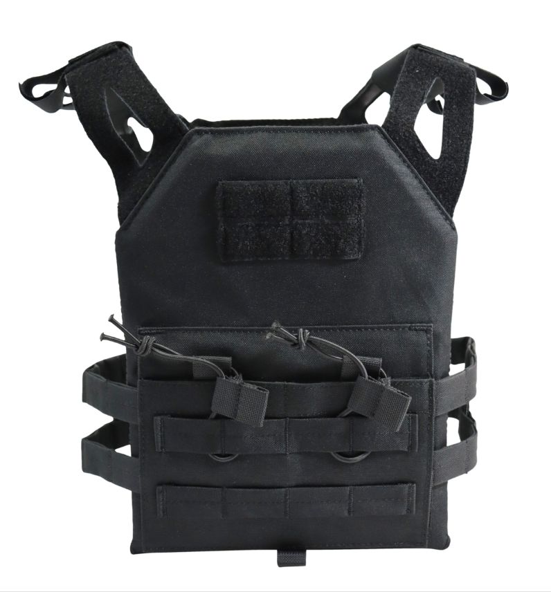 Kombat Uk - Kids Jump Plate Carrier, Colour: Black
