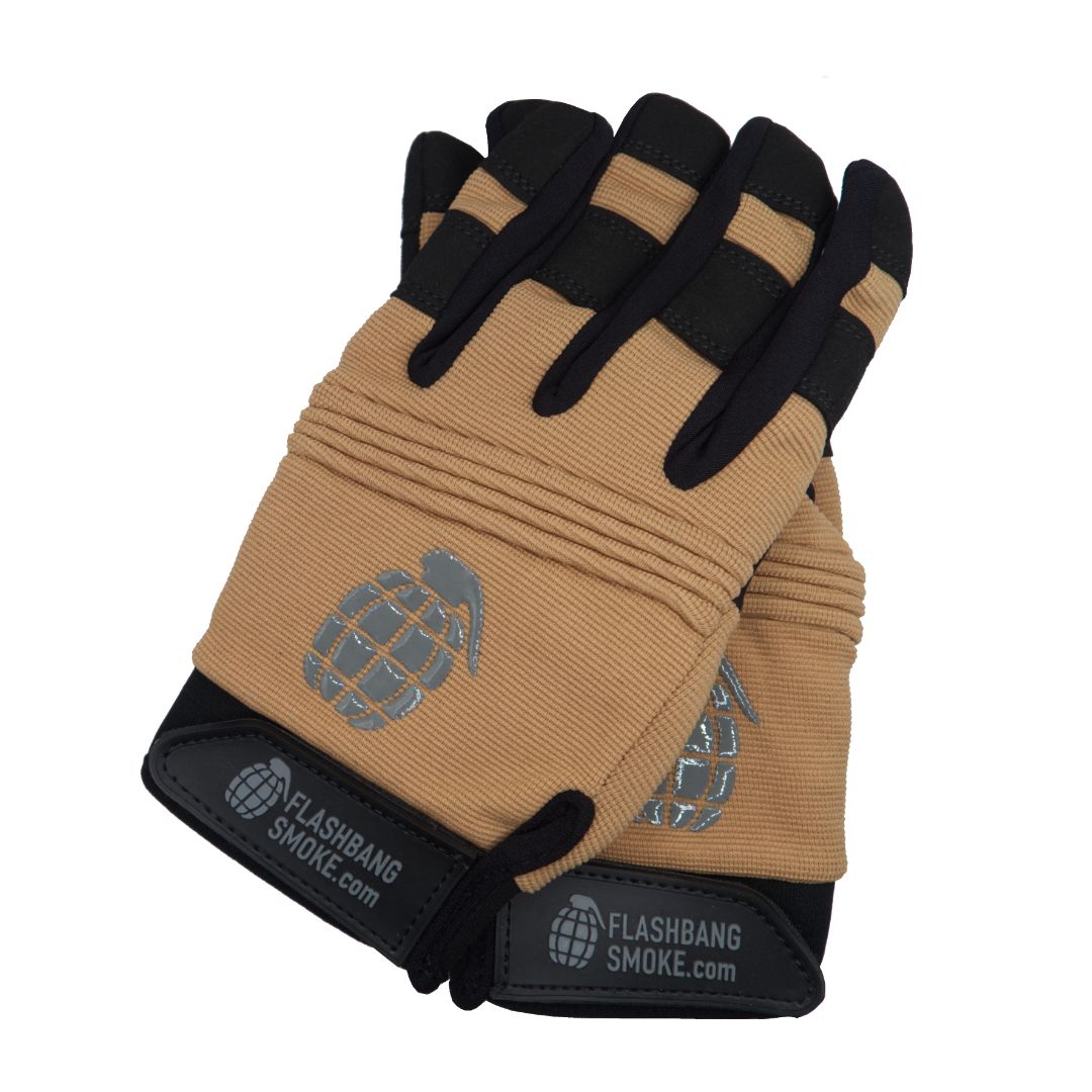 flash bang smoke - Tactical Gloves in Tan flash bang smoke - Tactical Gloves in Tan, Size: Small