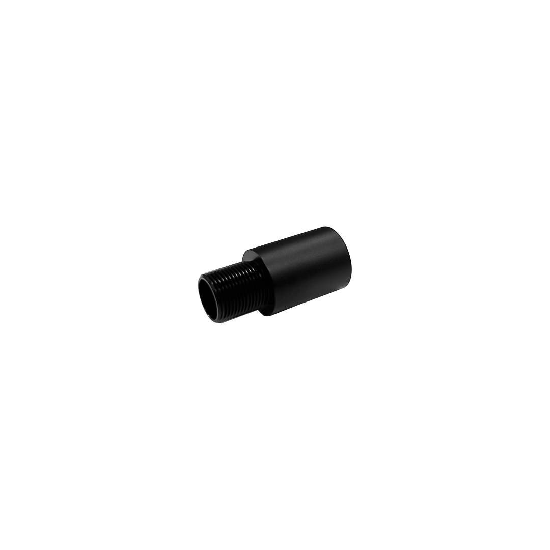 Tophow - Outer Barrel Extension – 14mm Thread (Various Sizes), Length: 25mm