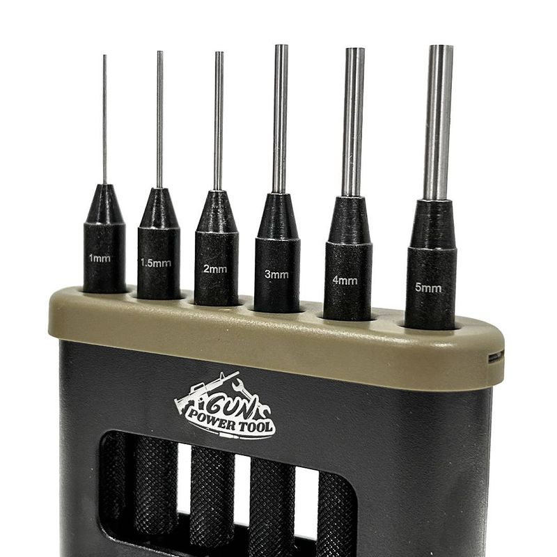 Gun Power Tool 6 Piece Punch Set