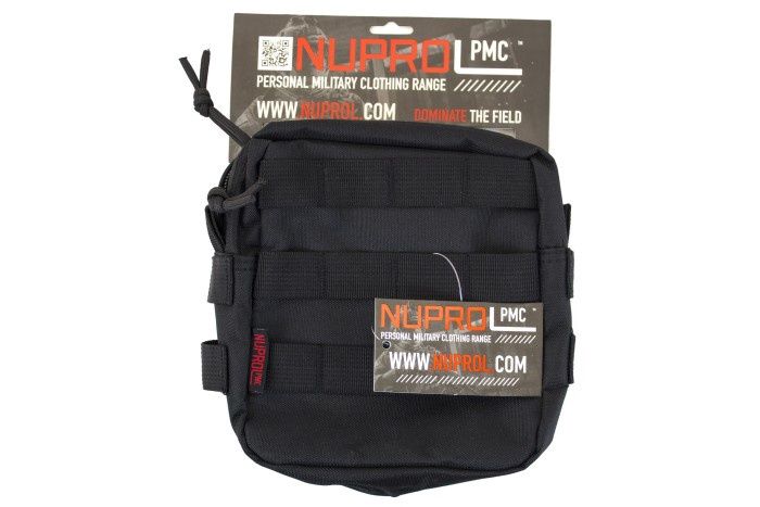 Nuprol PMC Medium Zipped Util Pouch - Black