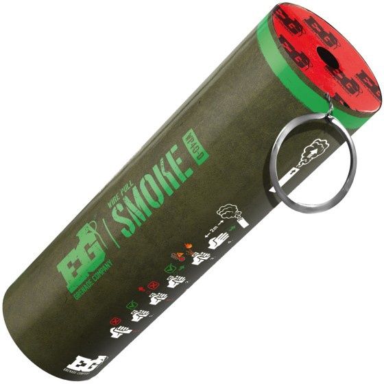 EG - Site Pack Wire Pull Smoke Grenade (Single Vent) (~60s; 0.6g/s) (Green)