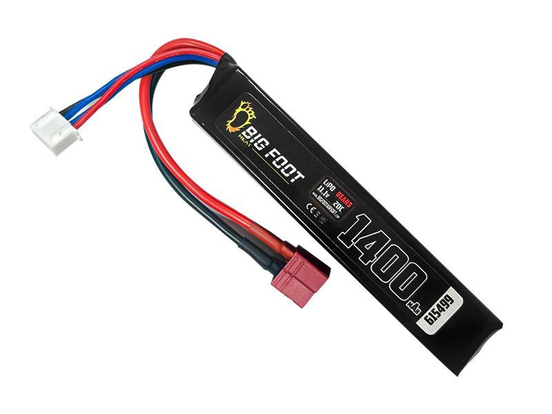 Bigfoot 1400mAh 11.1v 20c (105mmx20mmx23mm - Deans)