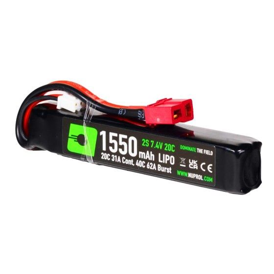 Nuprol LiPo Battery 1550mAh 7.4v 20c Deans