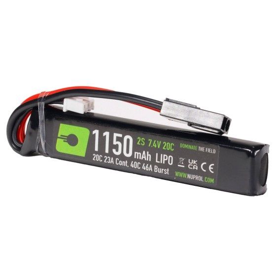 Nuprol LiPo Battery 1150mAh 7.4v 20c (STK) Small Tamiya