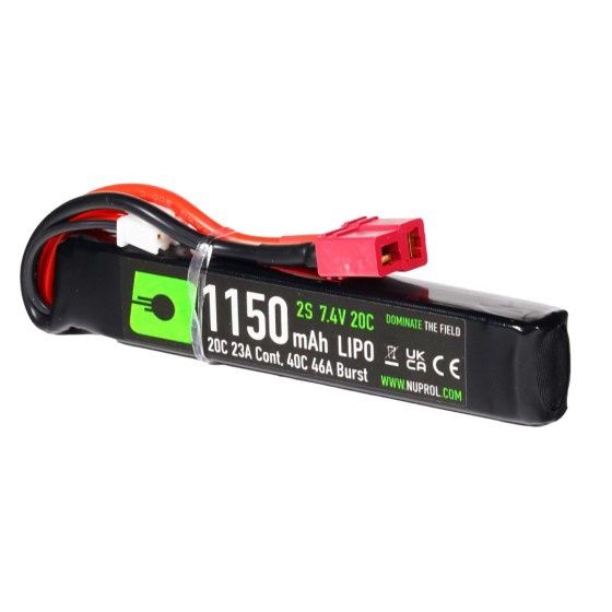 Nuprol LiPo Battery 1150mAh 7.4v 20c (STK) Deans