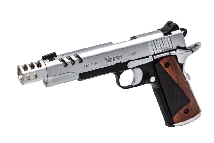 Vorsk - CS Defender Pro GBB Pistol (Silver|Black) (Silver Barrel)