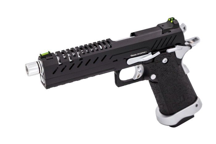 Vorsk - Hi-Capa 5.1 GBB Pistol (Black) (Silver Match)