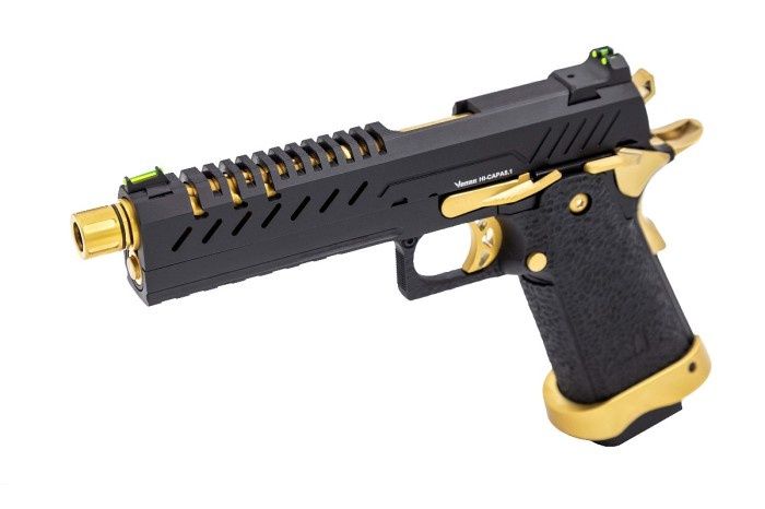 Vorsk - Hi-Capa 5.1 GBB Pistol (Black) (Gold Match)