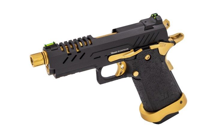 Vorsk - Hi-Capa 3.8 Pro GBB Pistol (Black) (Gold Match)