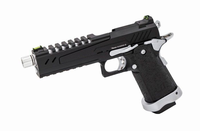 Vorsk - Hi-Capa 5.1S GBB Pistol (Black) (Silver Match)
