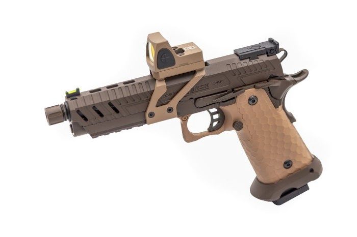 Vorsk - Hi-Capa CS Vengeance 5.1 + RDS GBB Pistol (Bronze|Tan)