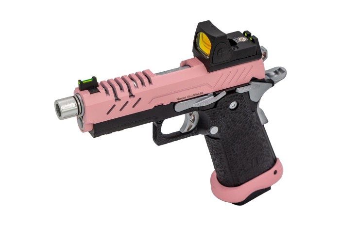 Vorsk - Hi-Capa 3.8 Pro + RDS GBB Pistol (Pink|Black)