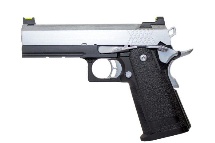 Raven Hi-Capa 4.3 GBB Pistol (Silver|Black)