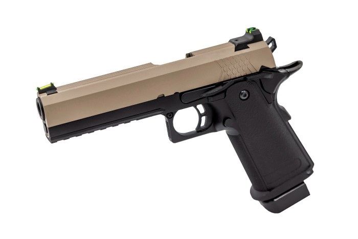 Raven Hi-Capa 5.1 GBB Pistol (Tan|Black)