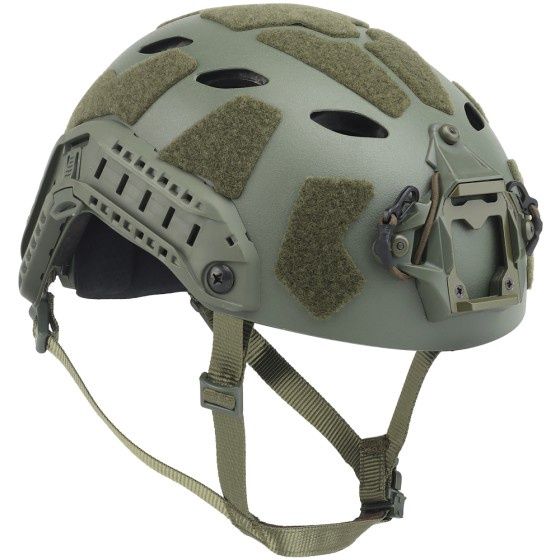 Nuprol FAST Railed SF-AIR Helmet (Green)