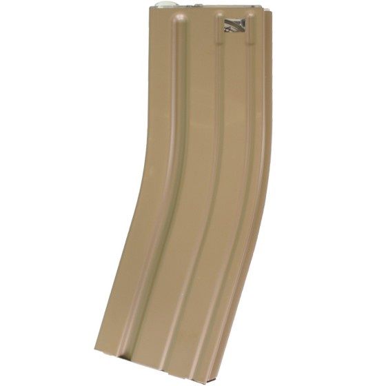 Nuprol M4 Magazine Folded Metal v2 AEG (Mid-Cap|140R) (Tan