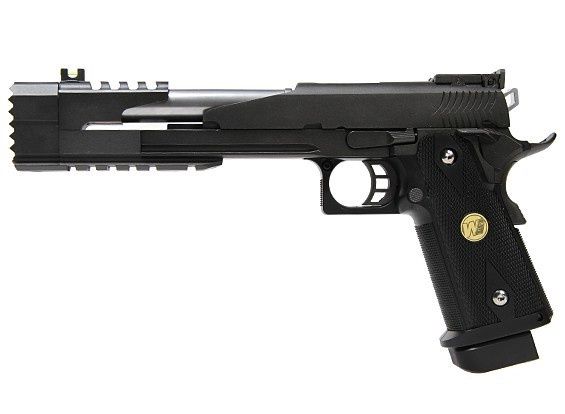 WE - Hi-Capa 7.0 Dragon GBB Pistol (B|AUTO) (Black)